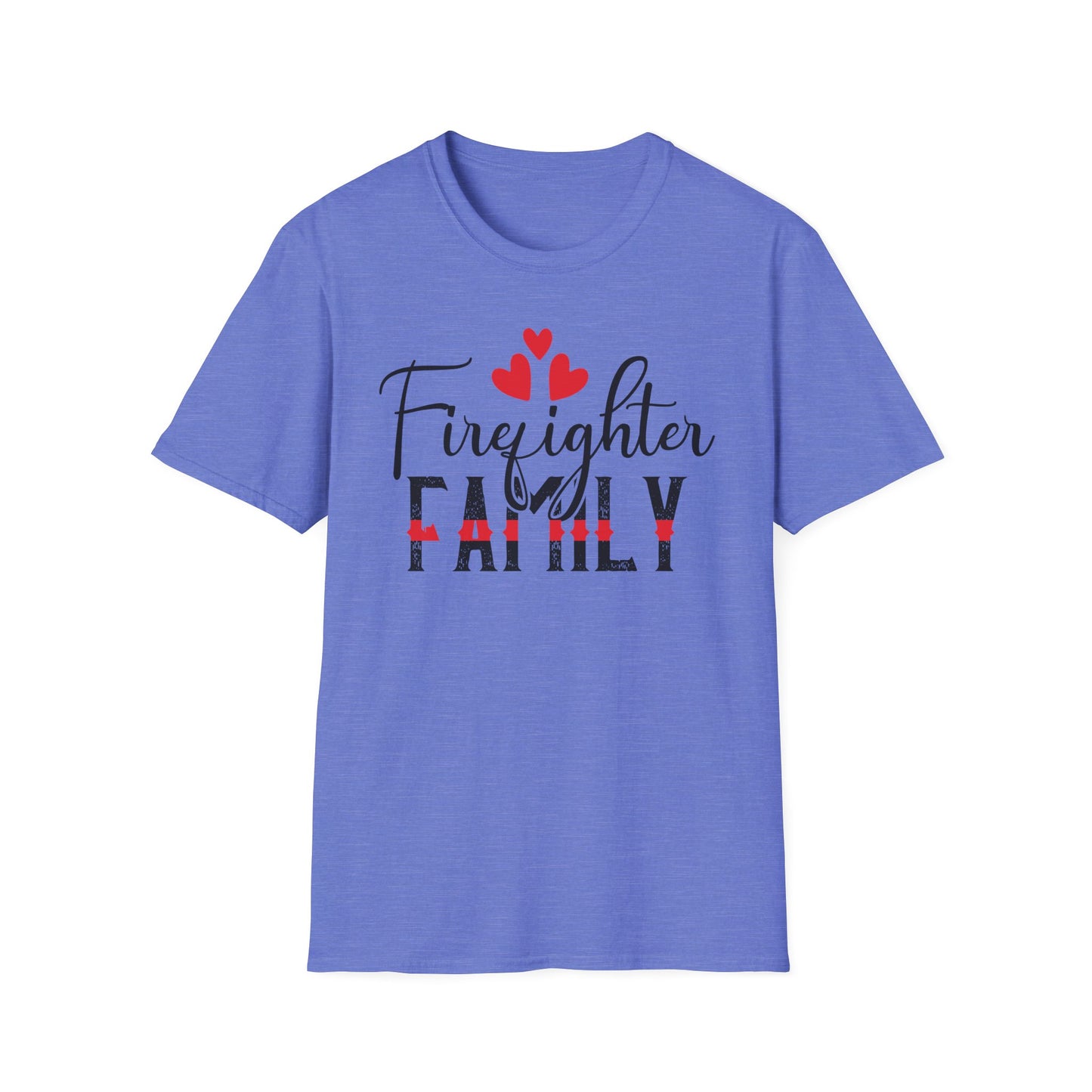 Firefighter Family Unisex T-Shirt - Valentine Gift for Firefighter