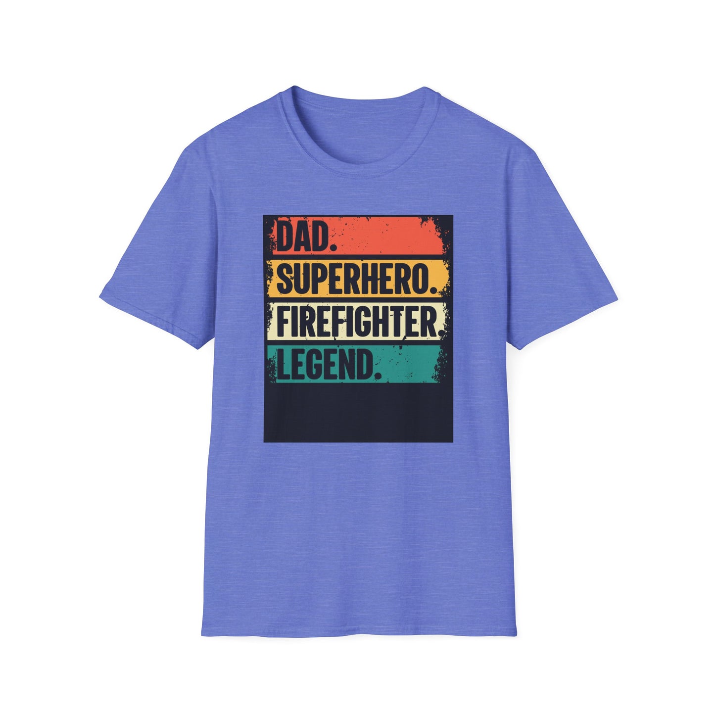 Dad Superhero Firefighter T-Shirt
