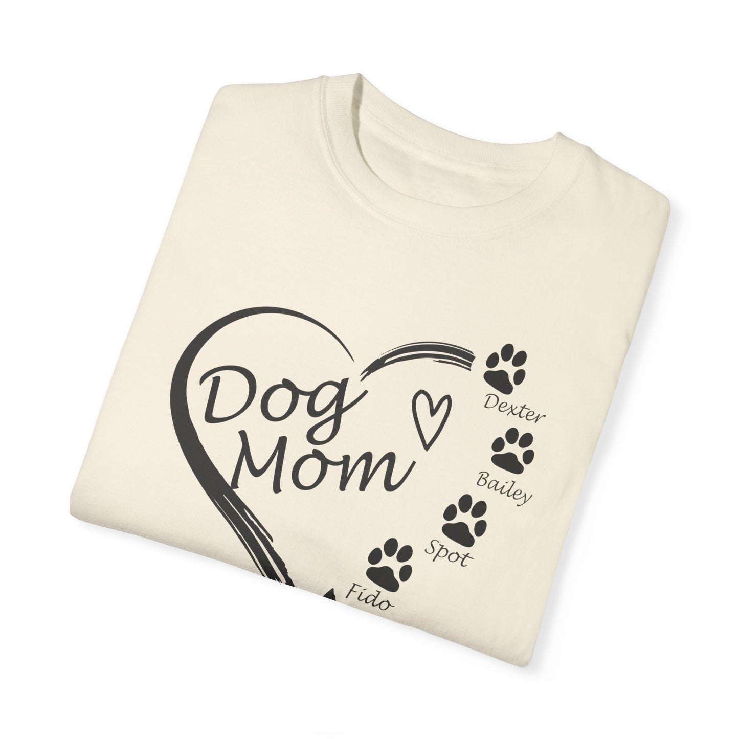 Personalized Comfort Colors Dog T Shirt, Retro Dog Shirt, Custom Pet Shirt, 90s shirt, Women Tee Unisex Garment-Dyed T-shirt