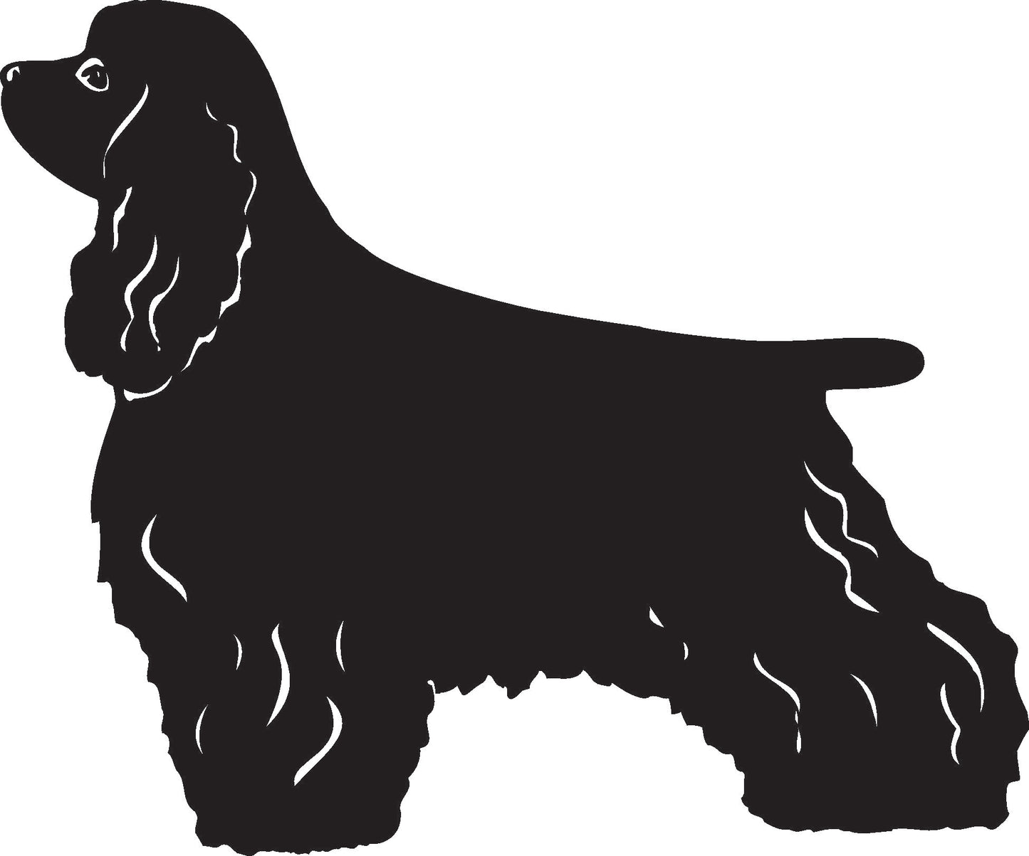 Cocker Spaniel vinyl Decal / Sticker