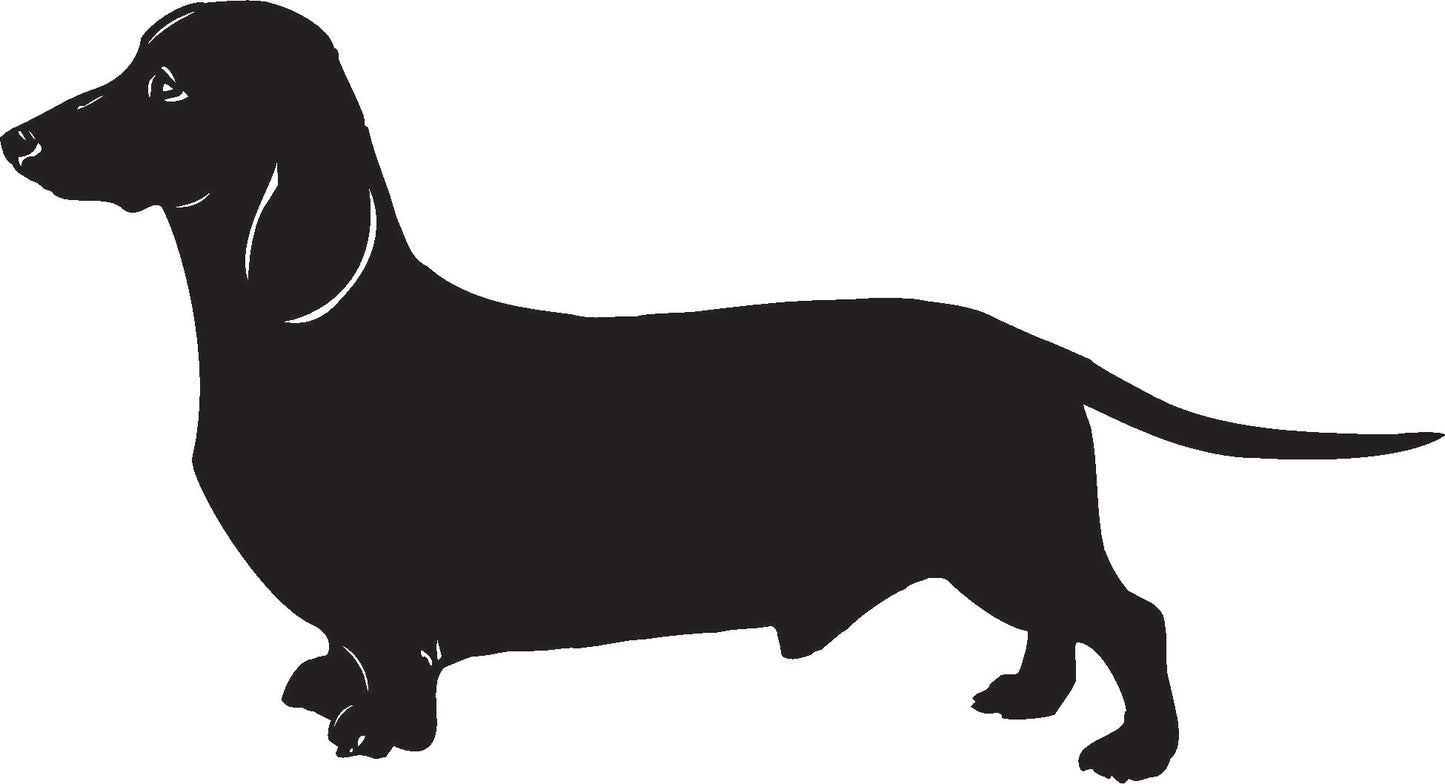 Dachsund Vinyl Window Decal / Stickers