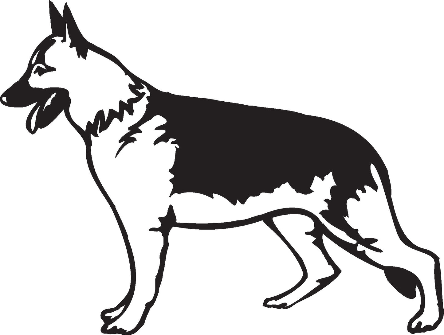 German Shepherd Vinyl Decal / Stickers