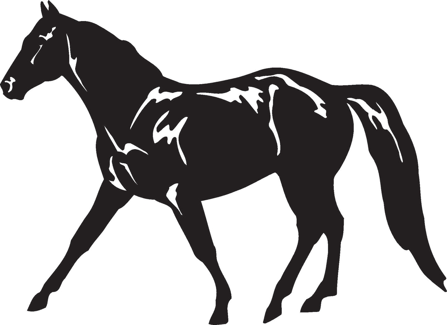 Missouri Fox Trotter Horse Vinyl Decal / Sticker