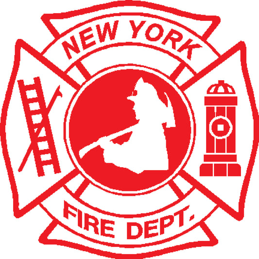 Custom Firefighter Decal w/your Dept.Name