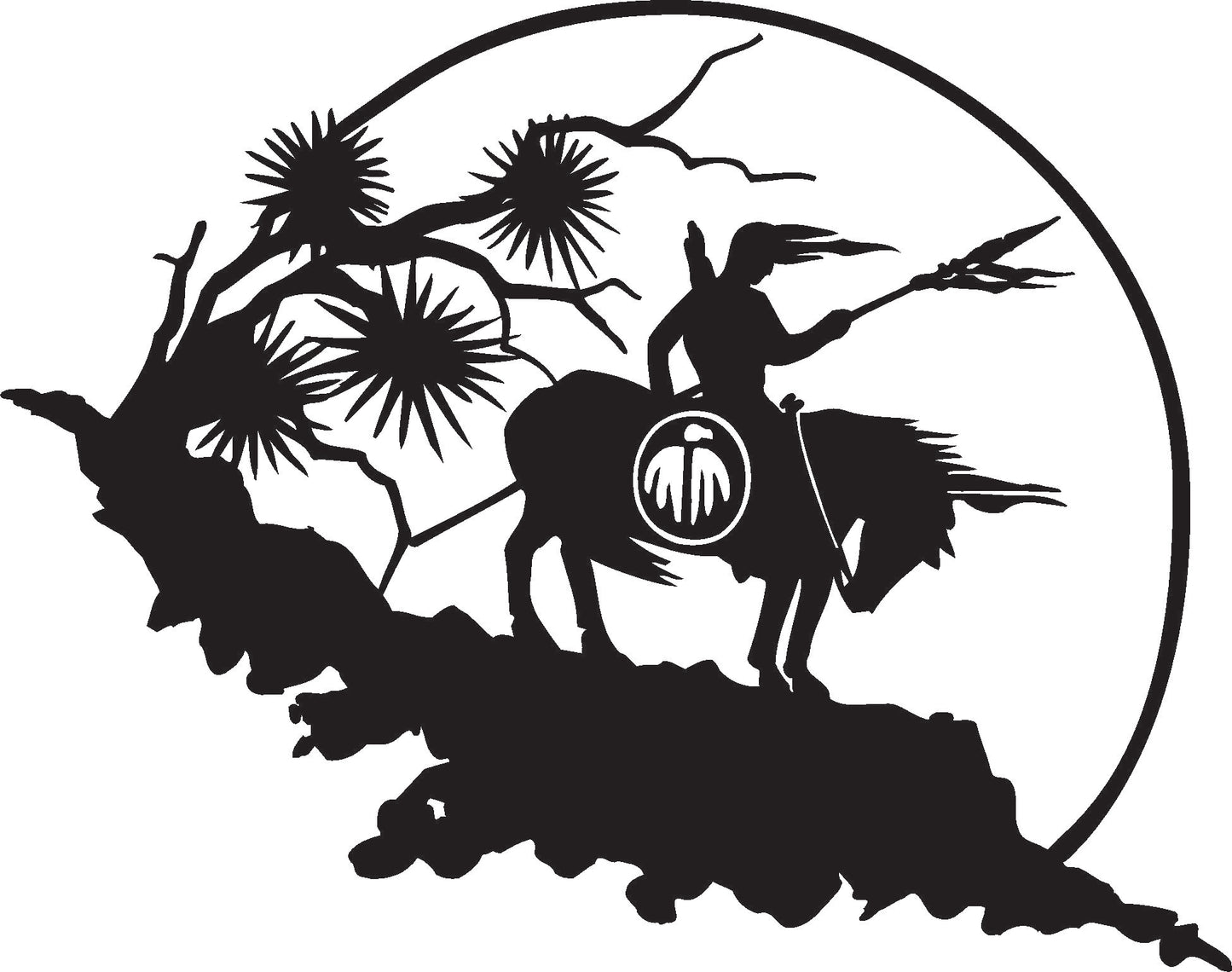 End of Trail Native American Decal / Sticker