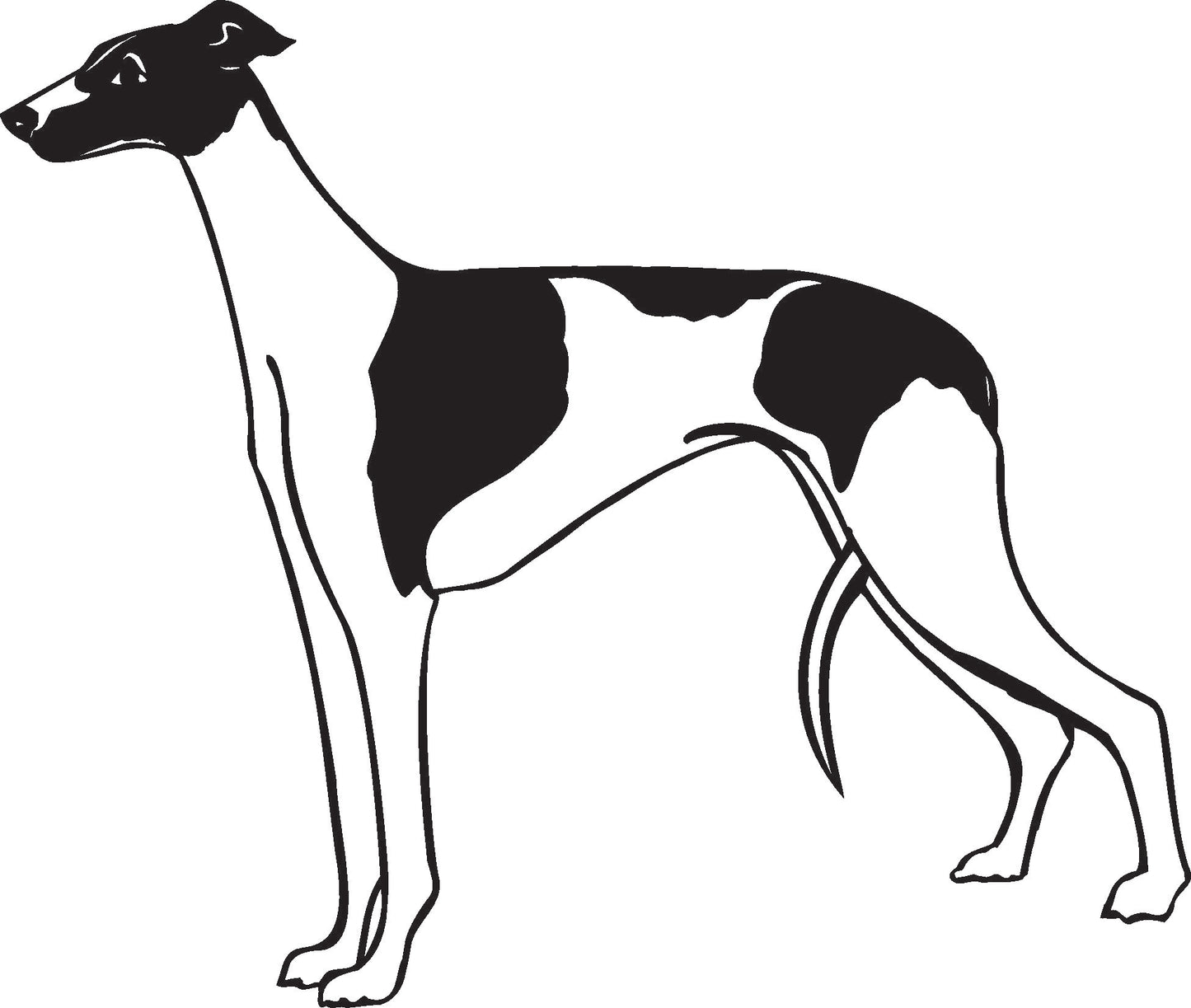 Greyhound Vinyl Window Decal / Sticker