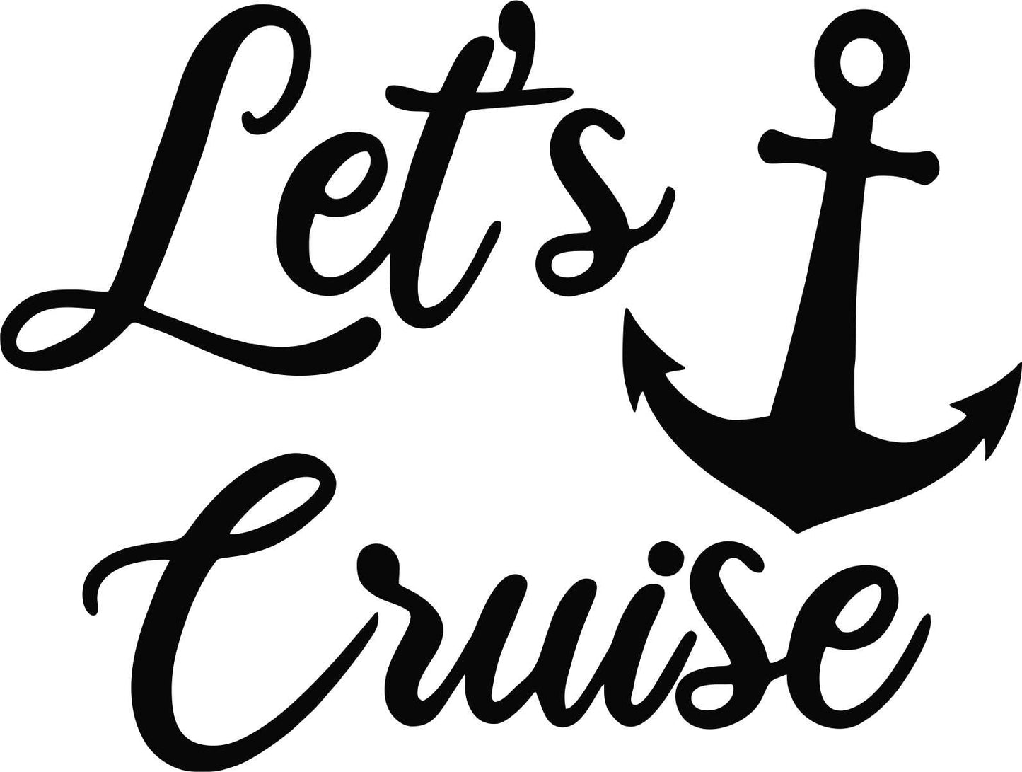 Let's Cruise Decal Sticker